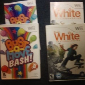 Bust-A-Move Bash & Shaun White wii games